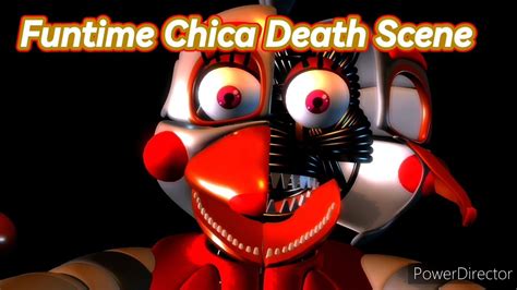 five nights at freddy's funtime chica|how did chica die.